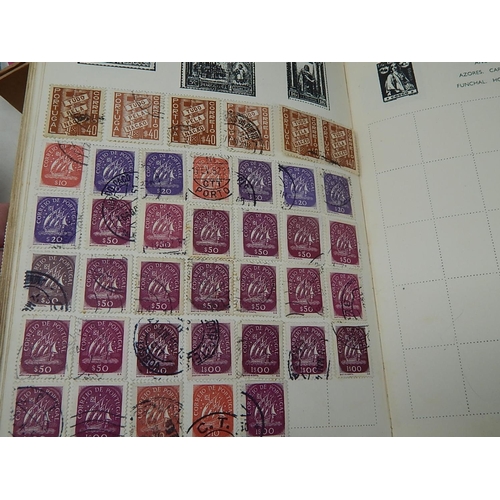 978 - Three Stamp Albums Containing a Quantity of GB & World Stamps together with two cigar boxes of stamp... 