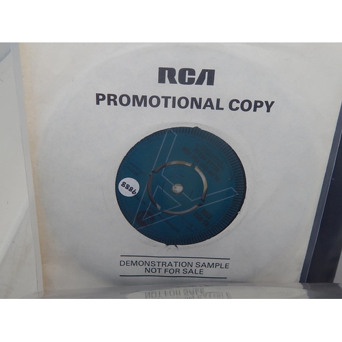 681 - A collection of 100 45rpm singles all housed in plastic sleeves these records come from the estate o... 