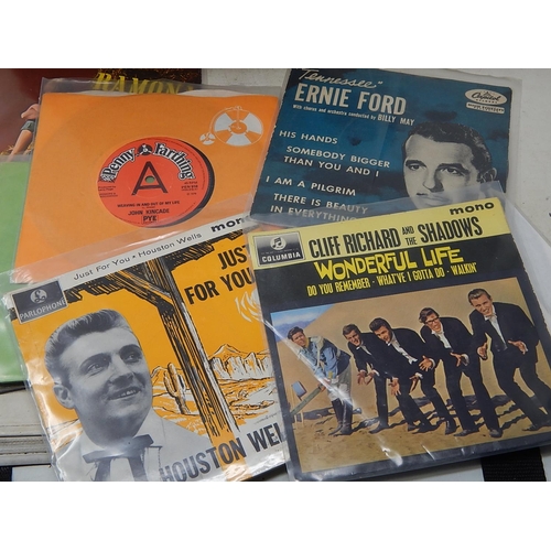 683 - A collection of 100 45rpm singles all housed in plastic sleeves and in great condition these singles... 