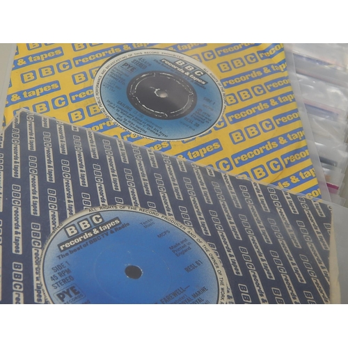 683 - A collection of 100 45rpm singles all housed in plastic sleeves and in great condition these singles... 