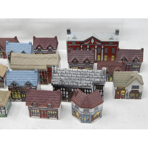 657 - Large Quantity of Wade Porcelain Houses & Shops (lot)