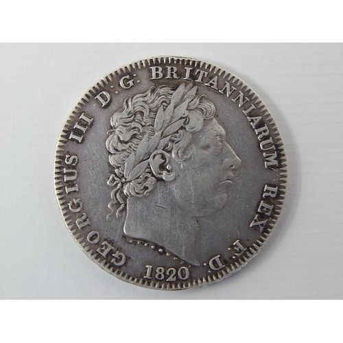 973 - George III Silver Crown 1820