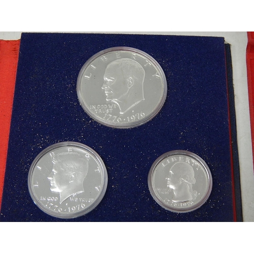 273 - Quantity of Coin Sets Including USA Bicentennial Silver Proof Set, Further Silver Coins, World Proof... 