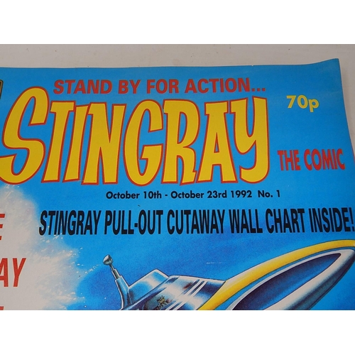 771 - Large Quantity of Thunderbirds & Stingray Comics Including No 1 Edition Comics & Poster Book.