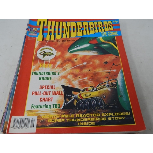 771 - Large Quantity of Thunderbirds & Stingray Comics Including No 1 Edition Comics & Poster Book.