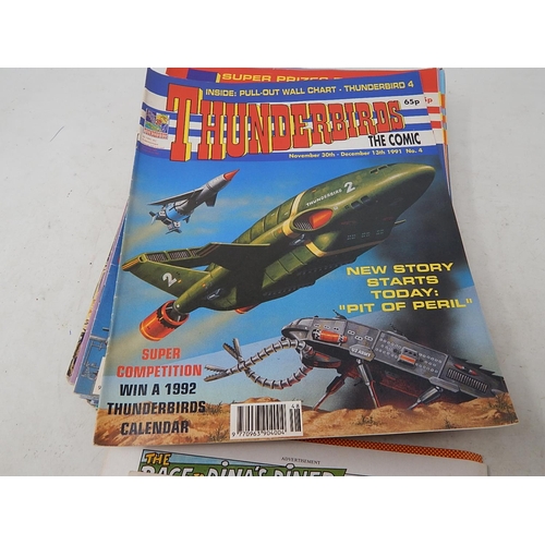 771 - Large Quantity of Thunderbirds & Stingray Comics Including No 1 Edition Comics & Poster Book.