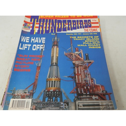 771 - Large Quantity of Thunderbirds & Stingray Comics Including No 1 Edition Comics & Poster Book.