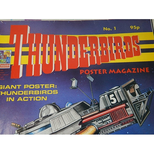 771 - Large Quantity of Thunderbirds & Stingray Comics Including No 1 Edition Comics & Poster Book.