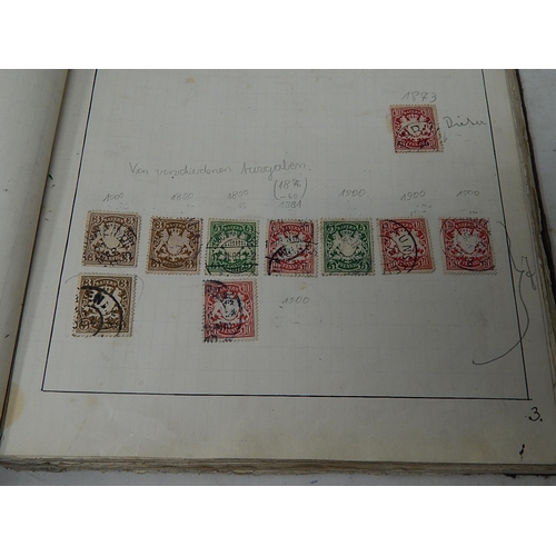 897 - Briefmarken (Stamp) Album Containing a Large Quantity of German & European Stamps.