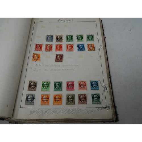 897 - Briefmarken (Stamp) Album Containing a Large Quantity of German & European Stamps.