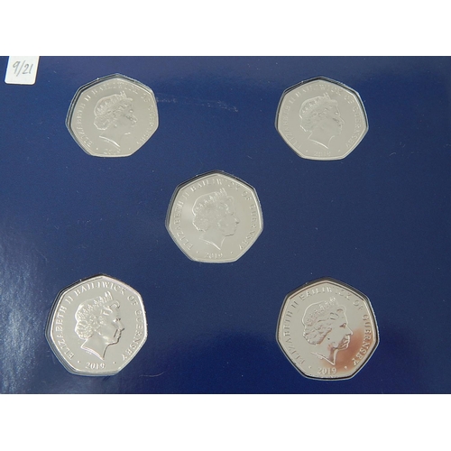 939 - Peter Pan Isle of Man 2020 Great Ormond Street Hospital 50p Coin Collection; The Pantomine 50p Coin ... 