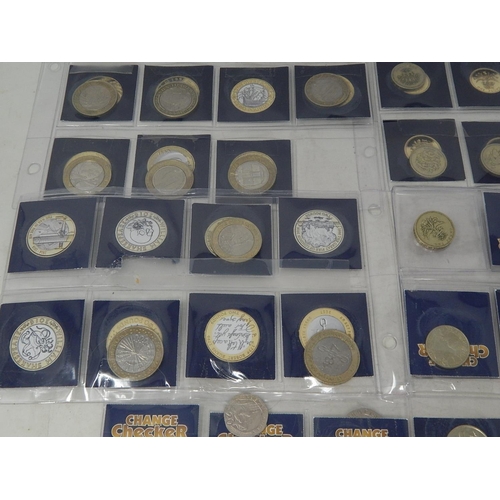 965 - Large collection of Commemorative and Early Type Decimal coinage comprising £2 coins including Old L... 