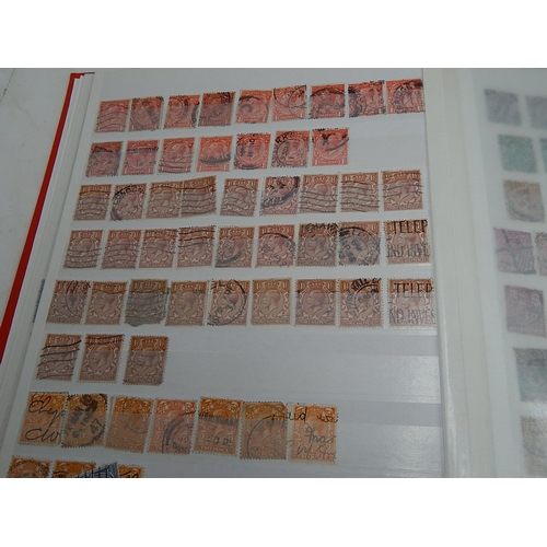 830 - An enormous collection of GB Stamps from Queen Victoria to QE11 housed in 2 x thick Stockbooks absol... 