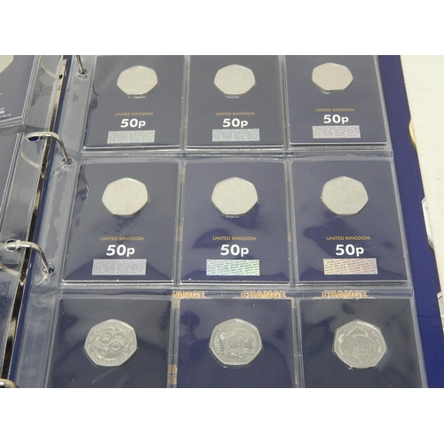 958 - Collection of Brilliant Uncirculated 50p Coins inc Tokyo Olympics, Dinosaurs, Decimal Day, etc all B... 