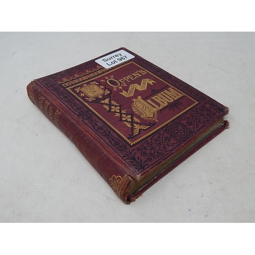 967 - Vintage Stamp Album with a good collection of early stamps including a large range of Queen Victoria... 