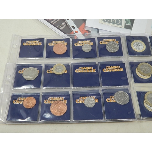 968 - Collection of 17 x Commemorative £2 coins in Change Checker packs; other misc coins also in Change C... 