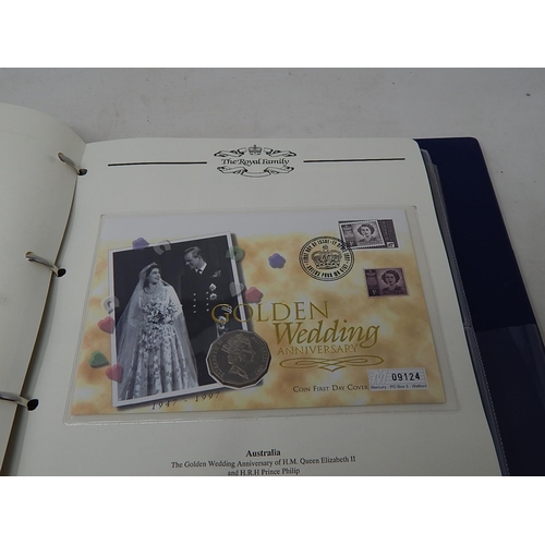 970 - The Royal Family collection of Coin Covers, etc housed in collector's album, noted 6 x £5 coin cover... 