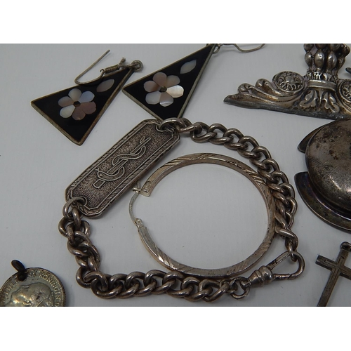 290 - Quantity of Hallmarked Silver & White Metal to Include Bracelets etc.