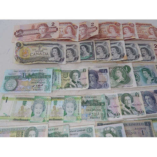 770 - Quantity of GB Banknotes & Canadian Dollars from a Private Collection.