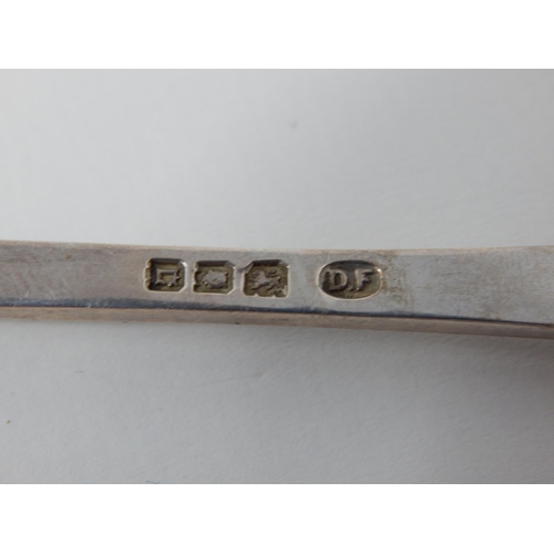 40 - Pair of Silver Serving Spoons Hallmarked London 1918 by David Fullerton in Original Fitted Case.