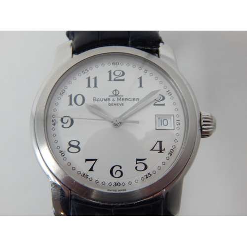 54 - Baume & Mercier L3.633.4 Gentleman's Wristwatch, Purchased 2001, Serial No: 4078478 with Date Apertu... 