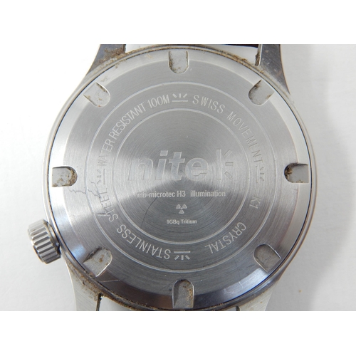 57 - Gentleman's NITE ICON Wristwatch, 100m, Crystal Glass, Date Aperture & Sweep Seconds Hand. Working W... 