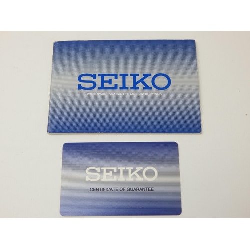 58 - Gentleman's Seiko Wristwatch, Serial No: 090172 with Date Aperture & Sweep Seconds Hand, Sapphire Cr... 
