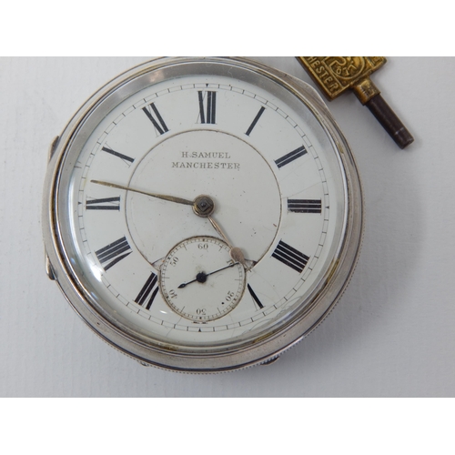 62 - Victorian Gentleman's Silver Pocket Watch 
