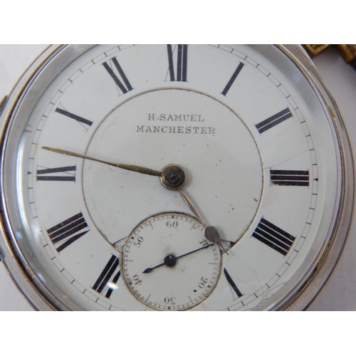62 - Victorian Gentleman's Silver Pocket Watch 