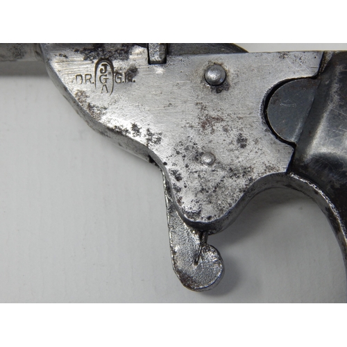 63 - Victorian Muff Gun with Makers Mark.