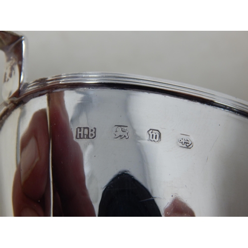 23I - Victorian 3 Piece Silver Tea Set Comprising Teapot, Sugar Bowl & Milk Jug: Hallmarked Birmingham 189... 