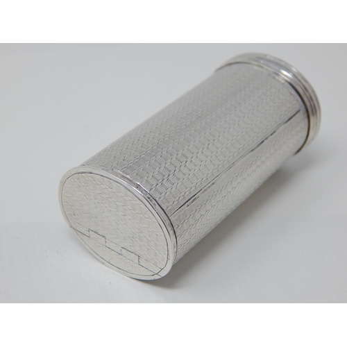 23U - William IV Silver Nutmeg Grater: Hallmarked Birmingham 1834 by Taylor & Perry