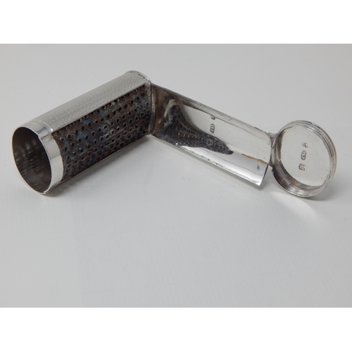 23U - William IV Silver Nutmeg Grater: Hallmarked Birmingham 1834 by Taylor & Perry