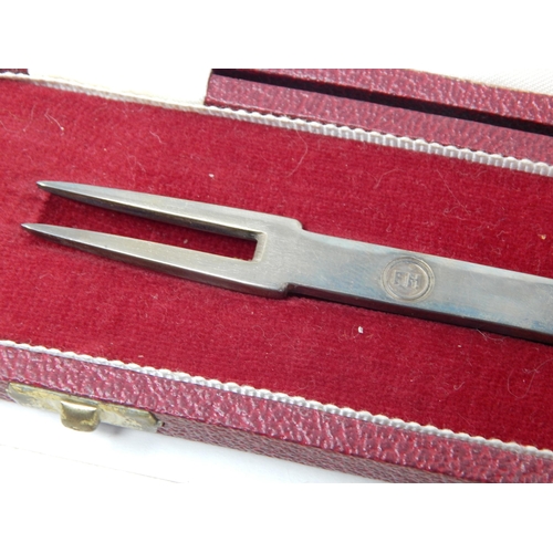 24P - A Silver Replica of The First English Silver Fork From 1632: Hallmarked Sheffield 1964 by Francis Ho... 