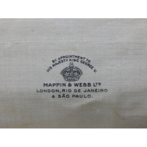 24Q - Antique Silver Mounted Ten Piece Manicure Set Comprising Rouge Pots, Buffer, Scissors etc in Origina... 