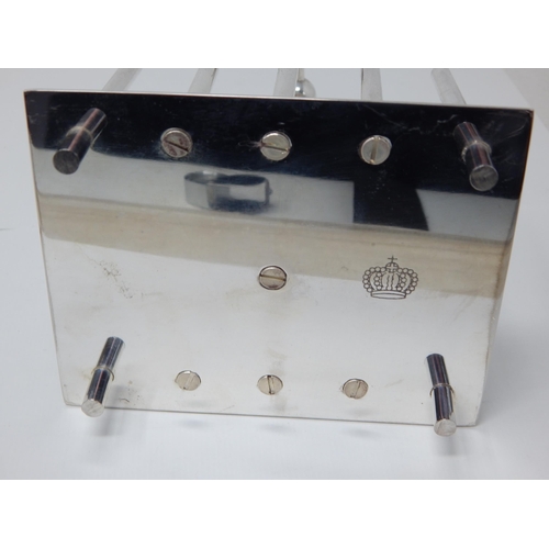 24R - Dr Christopher Dresser Style Silver Plated Toast rack.