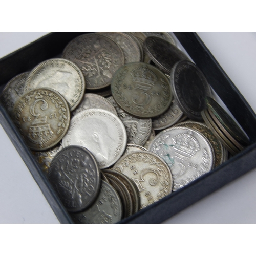 28 - Collection of 70 x Silver Threepences generally Fine to Very Fine