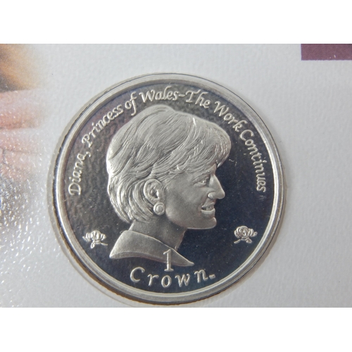 8 - Diana Princess of Wales Silver Commemorative Coin Cover limited edition of 500, as issued, with COA