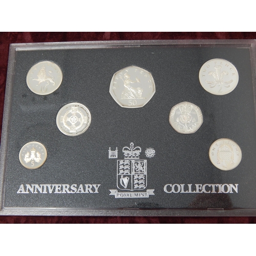 13 - UK 1996 Silver Proof Set, brilliant, about as struck in Royal Mint case of issue with COA