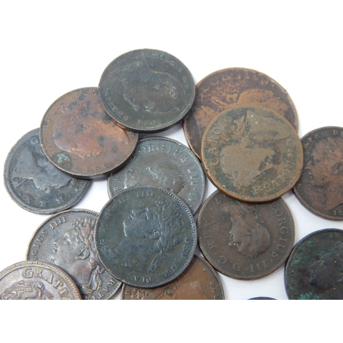 16 - Ireland Farthing 1603-25; Charles II Farthing 1672; George I Farthing ; Anne Pattern Retro Farthing ... 