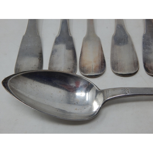 343 - 6x French Silver Hallmarked Dinner Forks together with 6x French Silver Hallmarked tablespoons. Weig... 