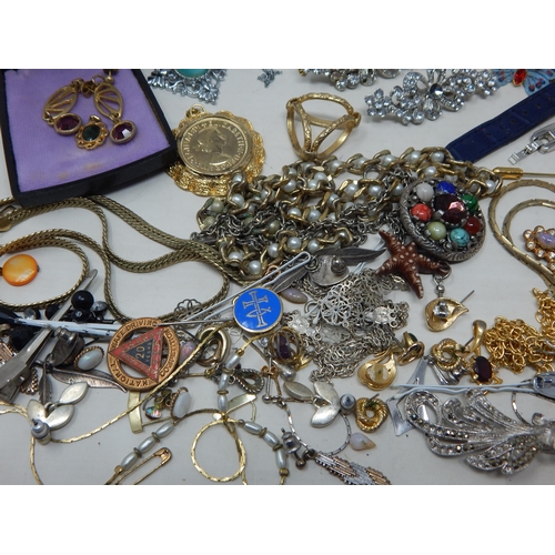 41 - Large quantity Costume Jewellery, watches etc