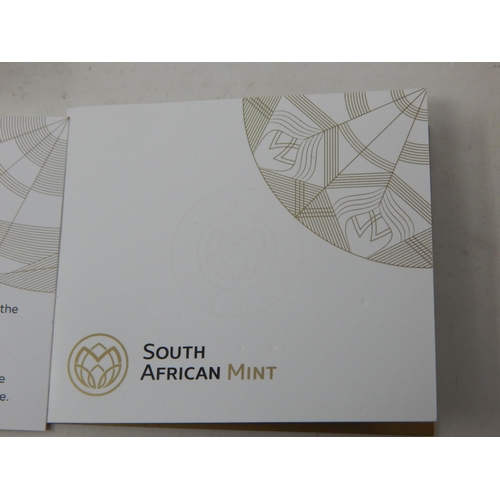 79 - Superb South Africa Proof Silver 2020 2 Ounce Fine Silver Krugerrand in South Africa Mint box with C... 