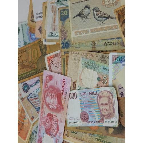 87 - Huge collection of World banknotes