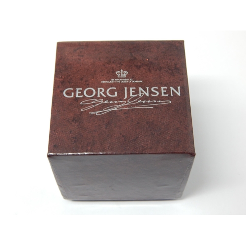 366 - Georg Jensen Gentleman's Wristwatch: Serial No 62963 in Georg Jensen Box.