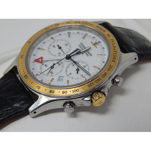 368 - Jaeger LeCoultre Chronograph Heraion Reveil Gentleman's Wristwatch: Serial No 1715362 in Original Fi... 