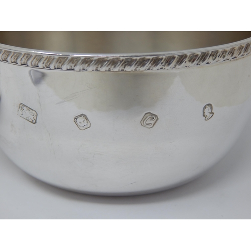 369 - A Pair of Silver Sugar Bowls Hallmarked London 1977 by A Haviland-Nye: Combined weight 332g