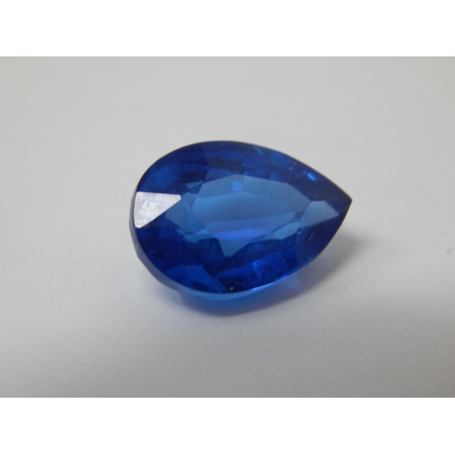 436 - A 11.17ct Pear Cut Sapphire with G.I.L Certificate of Authenticity.