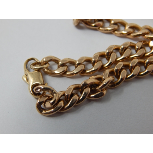 444 - 9ct Yellow Gold Bracelet: Weight 3.8g