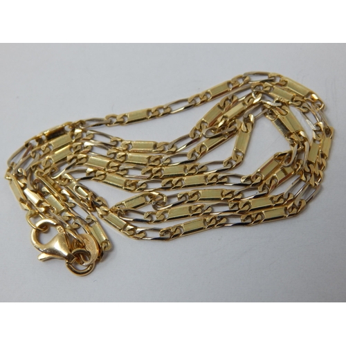 360 - 18ct Yellow Gold Necklace: Length 48cm: weight 6.4g